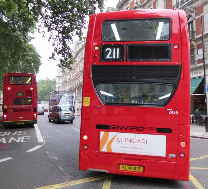 Abellio Alexander Dennis Enviro400H 2456